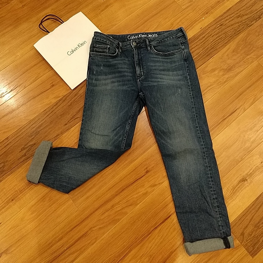 Calvin Klein slim boyfriend jeans NWOT